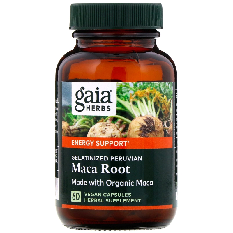 Gaia Herbs Корень маки 60 растительных капсул