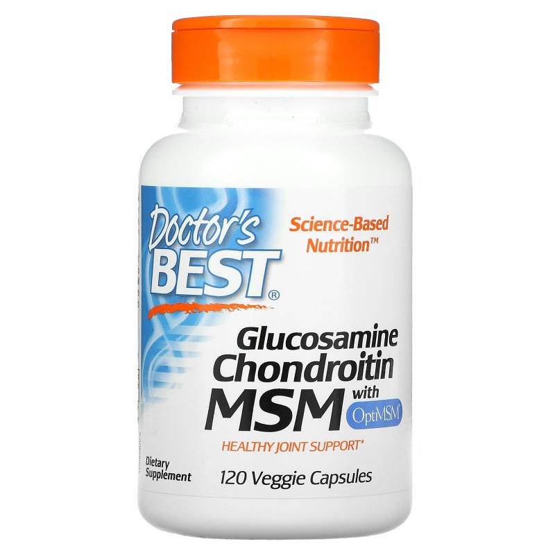 Doctor's Best Glucosamine Chondroitin MSM 120 Capsules