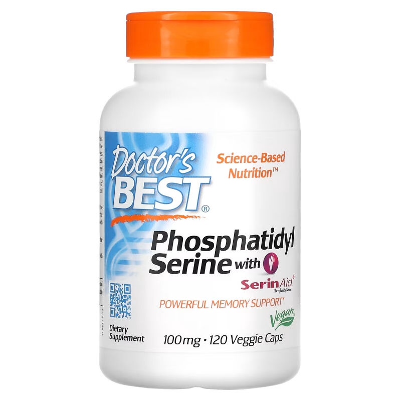 Doctor's Best Фосфатидилсерин Best 100 мг 120 растительных капсул
