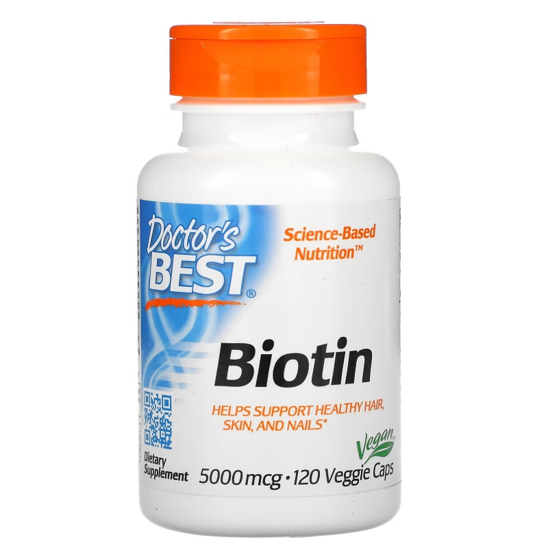 Doctor's Best Best Biotin 5000 mcg 120 Veggie Caps