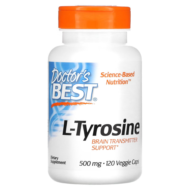 Doctor's Best Best L-Tyrosine 500 mg 120 Veggie Caps