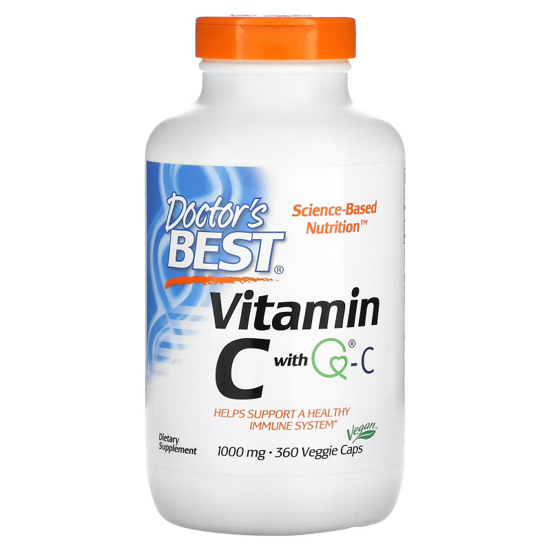 Doctor's Best Витамин С (Best Vitamin C) 1000 мг 360 растительных капсул