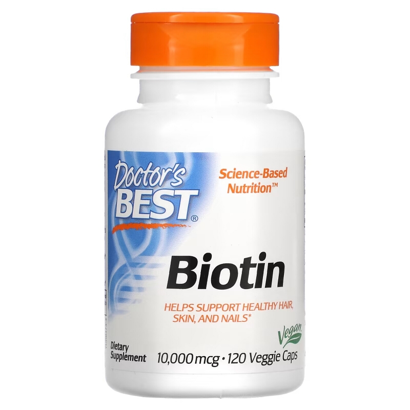 Doctor's Best Best Biotin 10000mcg 120 Veggie Caps
