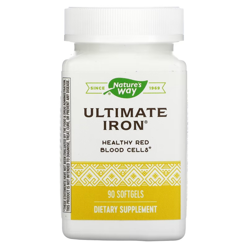 Enzymatic Therapy Ultimate Iron Women's Health 90 Softgels