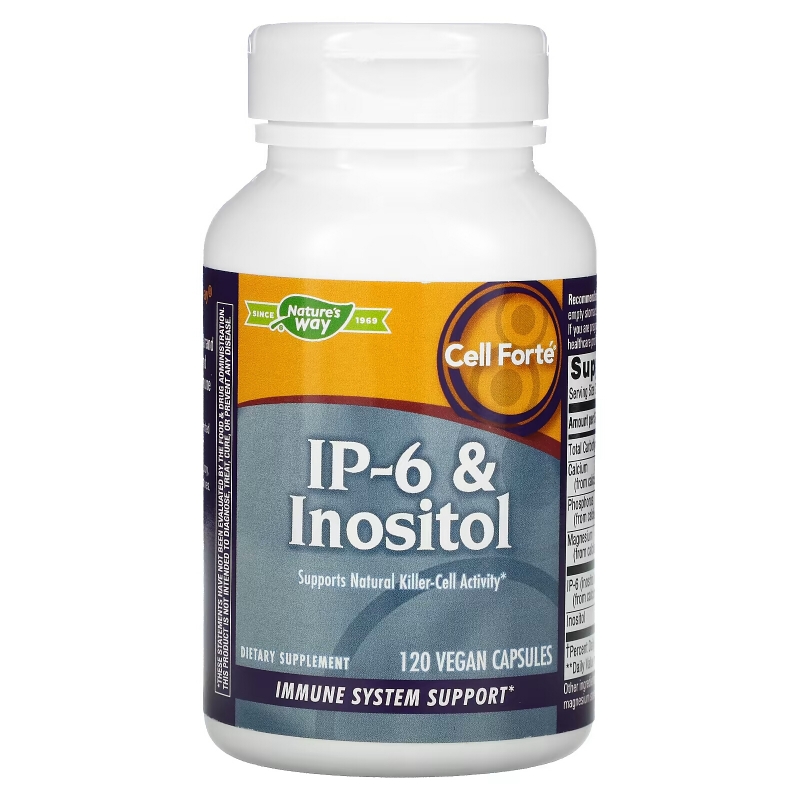 Enzymatic Therapy, Селл форте, IP-6 с инозитолом, 120 капсул на растительной основе