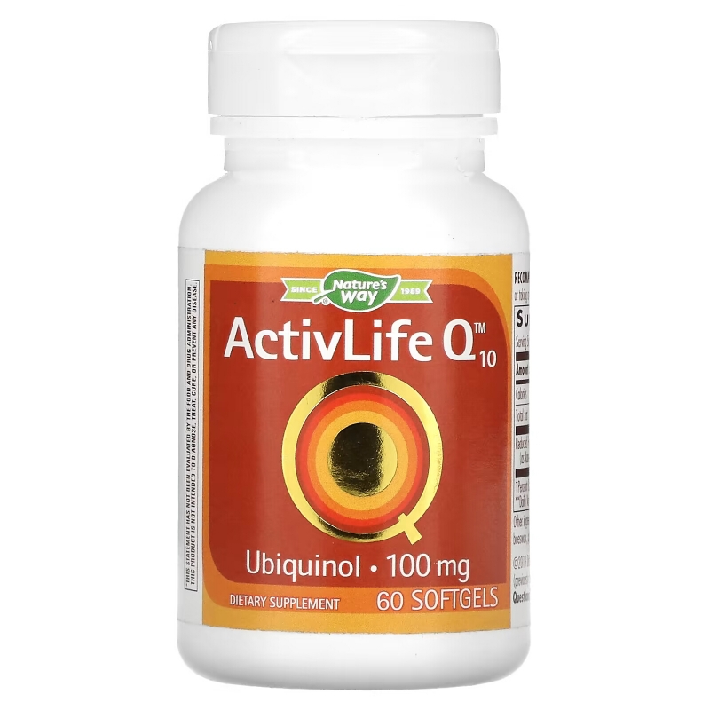 Enzymatic Therapy, ActivLife Коэнзим Q10, 100 мг, 60 капсул