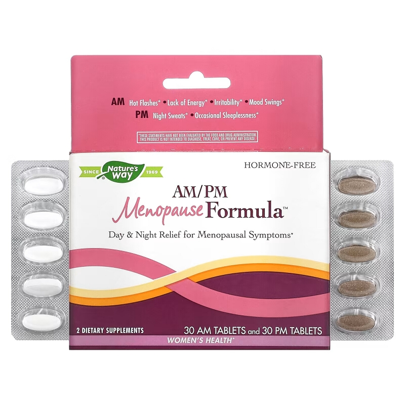 Enzymatic Therapy AM/PM Формула менопаузы Формула для женщин 60 таблеток
