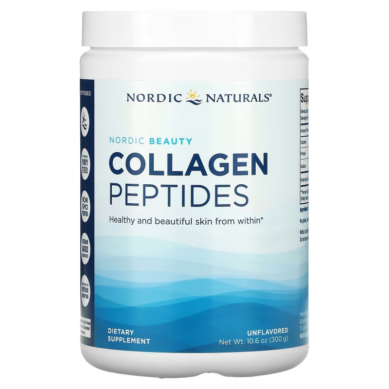Nordic Naturals, Nordic Beauty, Collagen Peptides, Unflavored, 10.6 oz (300 g)