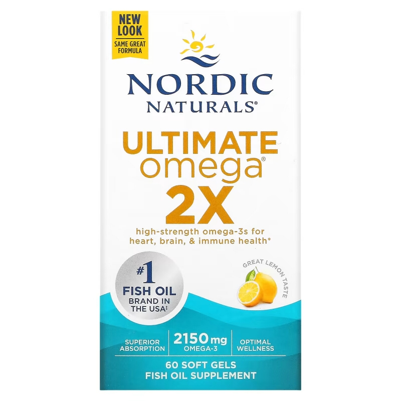 Nordic Naturals Окончательный Омега 2x Лимон 60 шт