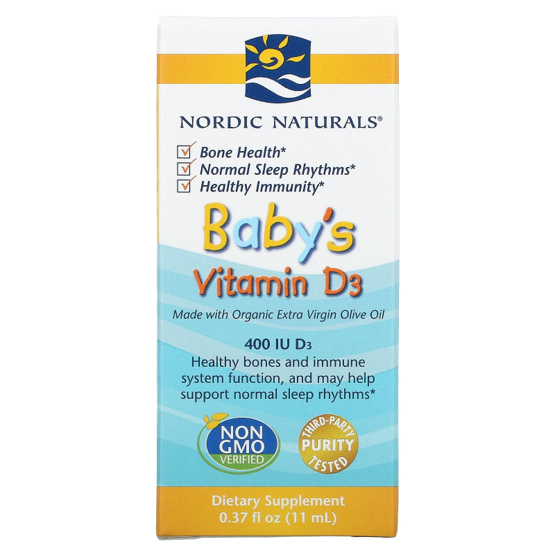 Nordic Naturals Baby's Vitamin D3 0.36 fl oz (11 ml)