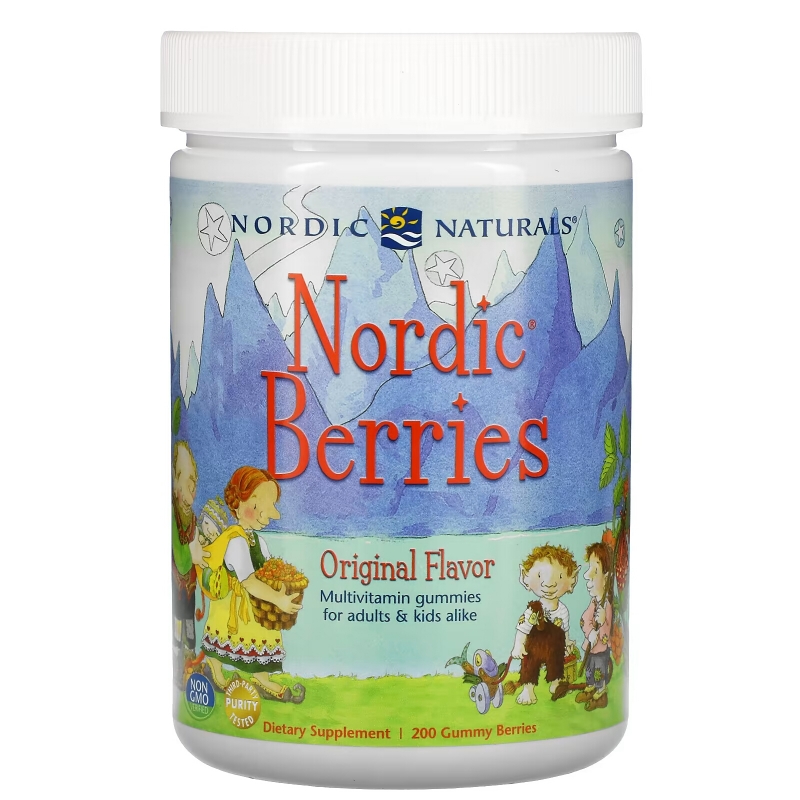 Nordic Naturals Северные ягоды Мультивитамины в жевательных таблетках 200 штук
