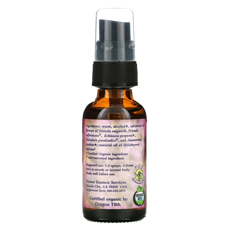 Flower Essence Services Фуксин Self-Healer цветочный экстракт и эфирное масло 1 жидких унции (30 мл)