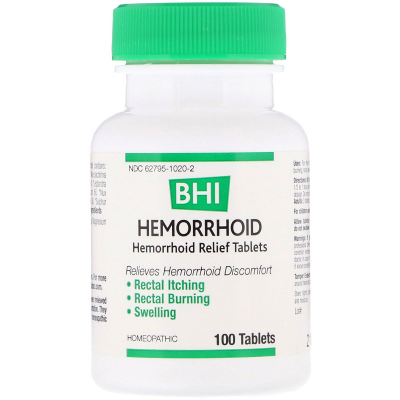 Heel BHI, Hemorrhoid, 100 Tablets
