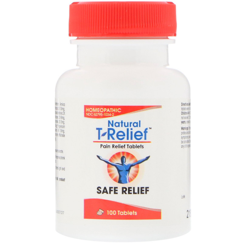 MediNatura T- Relief обезболивающие таблетки 100 таблеток