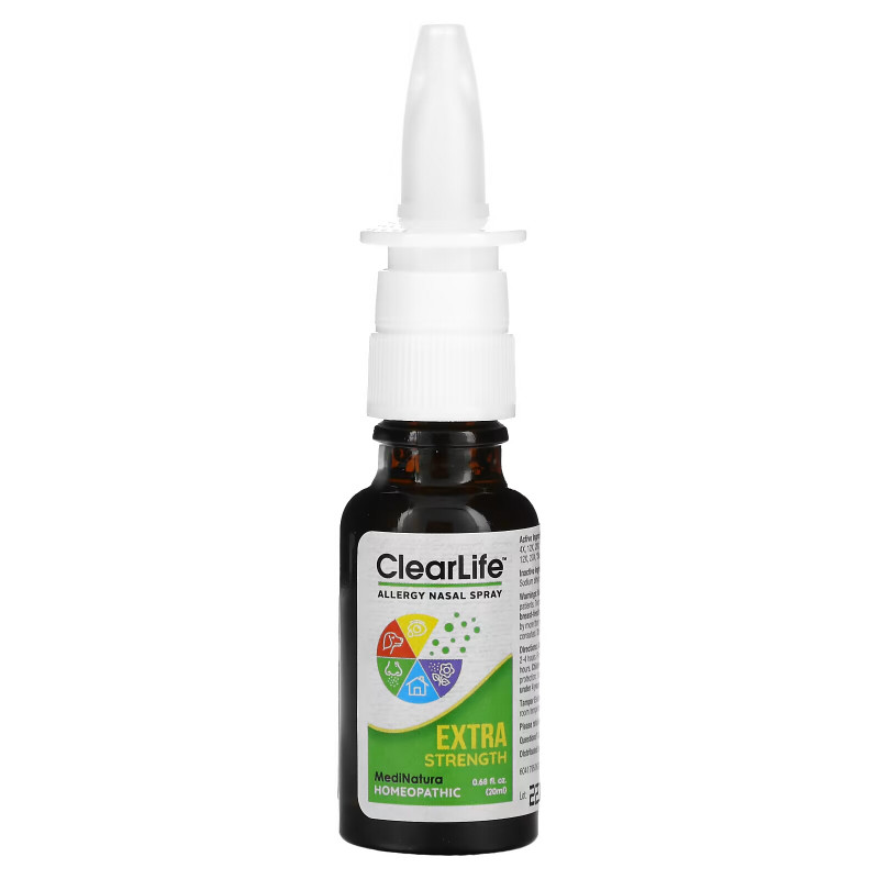 MediNatura, ClearLife, Allergy Nasal Spray, Extra Strength, 0.68 fl oz (20 ml)