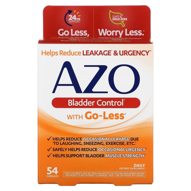 Azo Bladder Control with Go-Less 54 Capsules