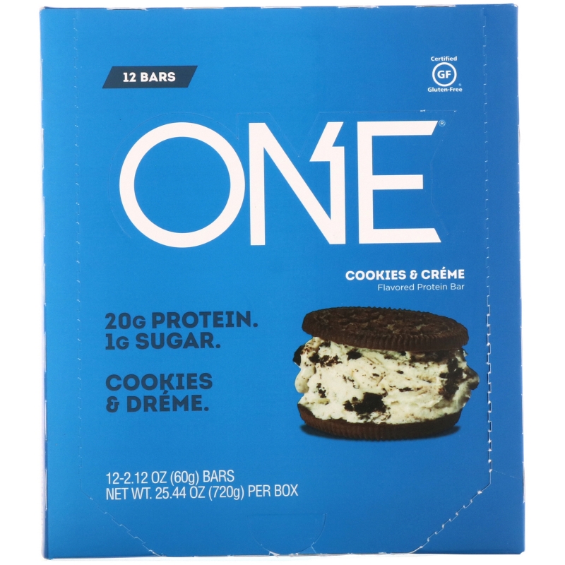Oh Yeah! One Cookies & Cream Flavor 12 Bars 2.12 oz (60 g) Each