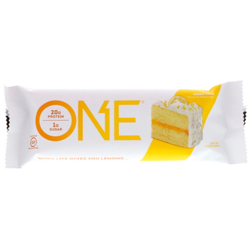 Oh Yeah! One Lemon Cake Flavor 12 Bars 2.12 oz (60 g) Each