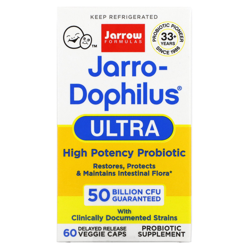 Jarrow Formulas Ultra Jarro-Dophilus 60 Capsules (Ice)