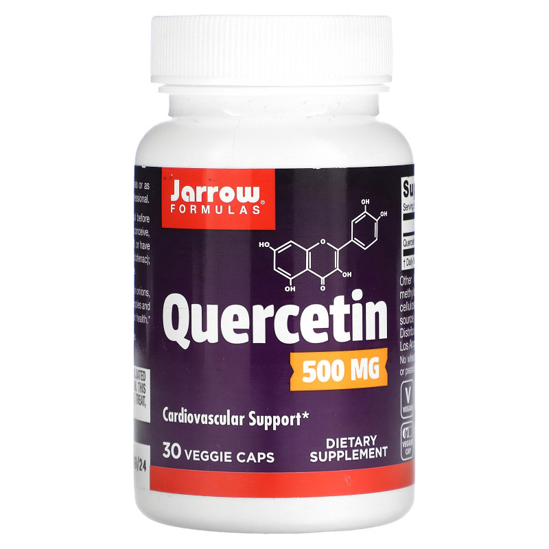 Jarrow Formulas, Quercetin, 500 mg, 30 Veggie Caps