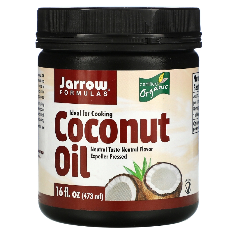 Jarrow Formulas Органическое кокосовое масло 16 унций (454 г)