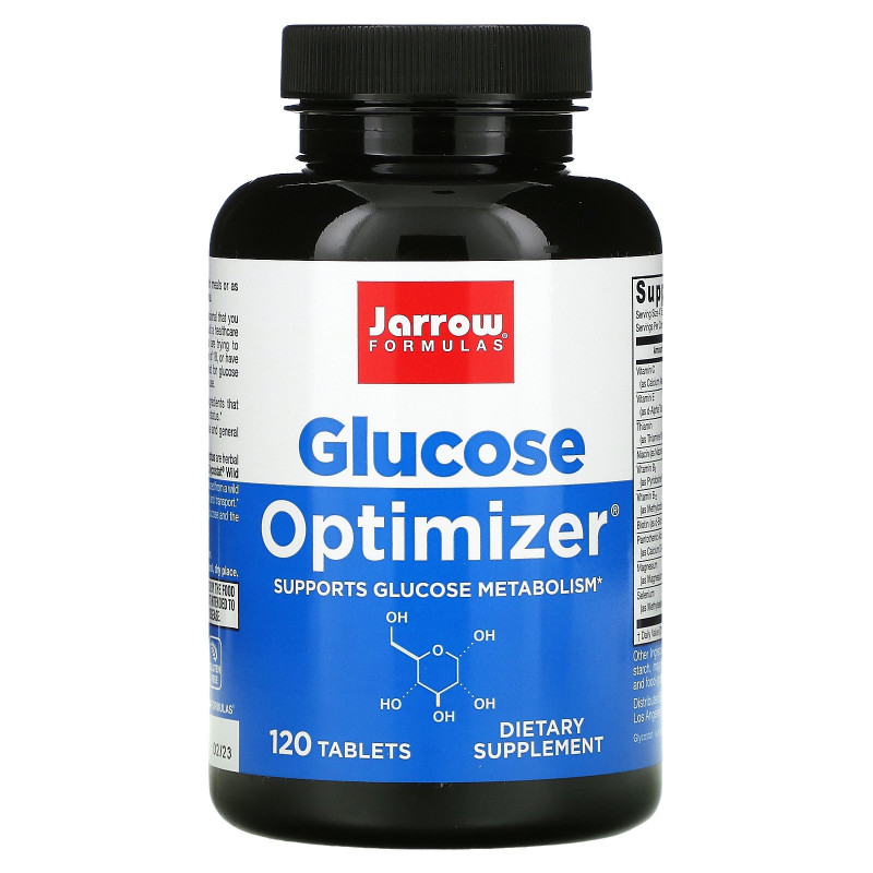 Jarrow Formulas Optimizer глюкоза 120 быстрорастворимых таблеток
