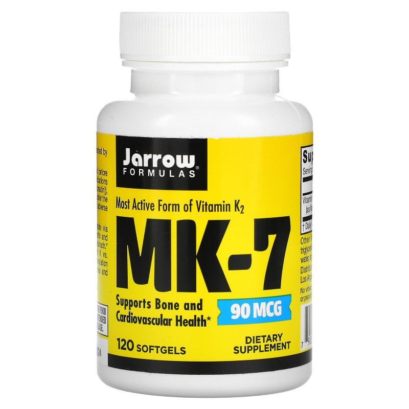 Jarrow Formulas MK-7 90 mcg 120 Softgels