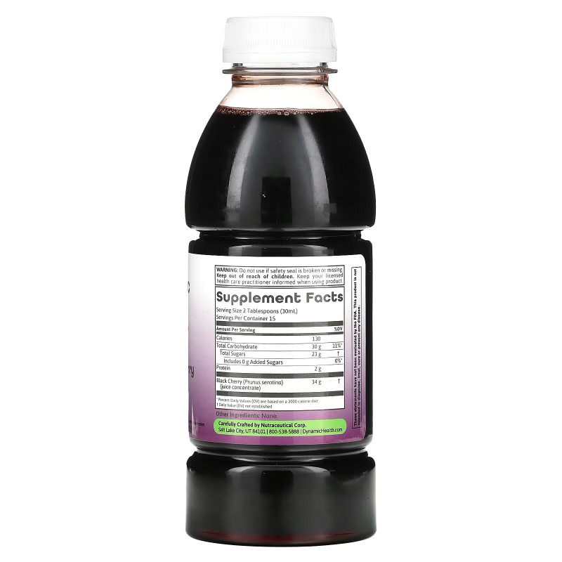 Dynamic Health  Laboratories Концентрированный сок черёмухи поздней 100% натуральный 16 fl oz (473 мл)
