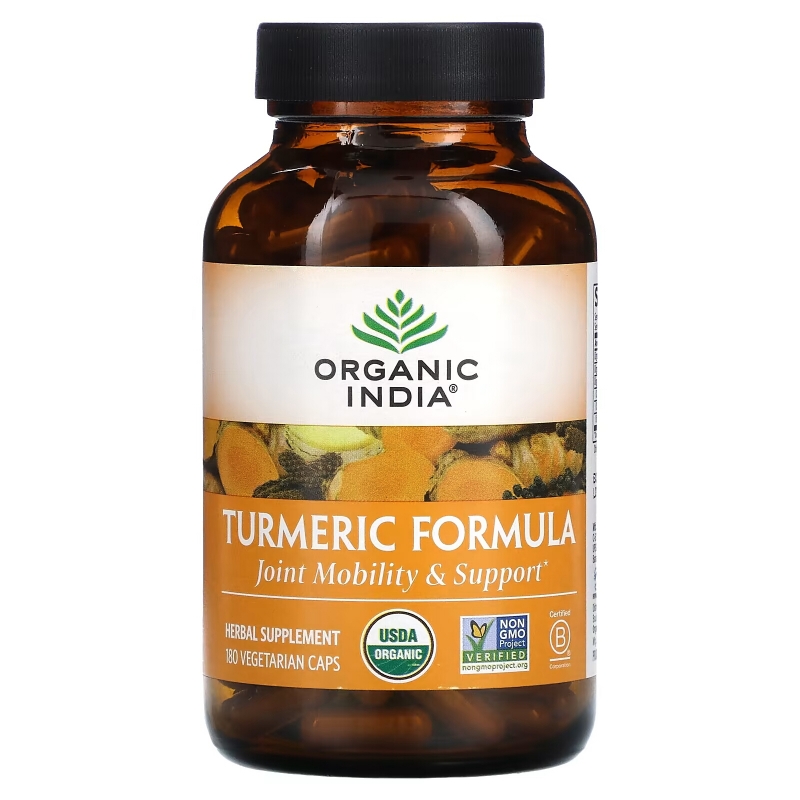 Organic India, Turmeric Formula, 180 Veg Caps