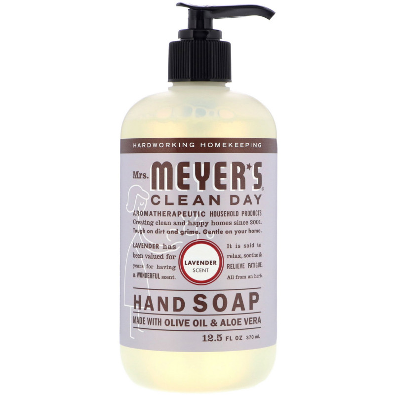 Mrs. Meyers Clean Day Жидкое мыло для рук с запахом лаванды 125 жидких унции (370 мл)