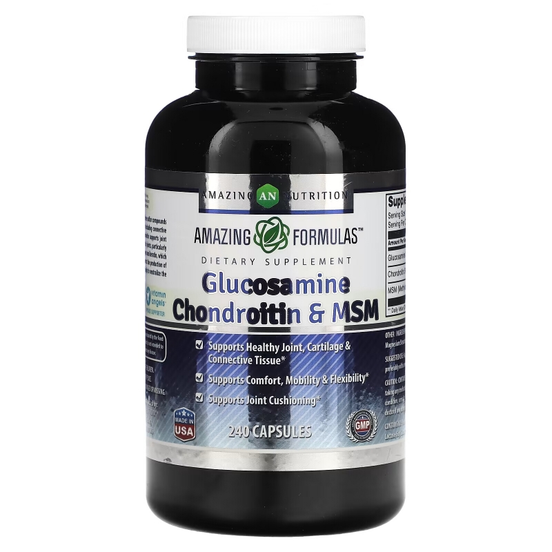 Amazing Nutrition, Glucosamine Chondroitin & MSM, 240 Capsules