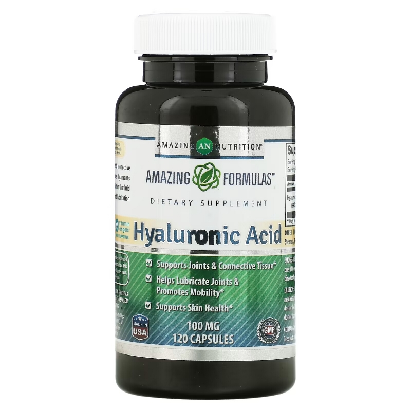 Amazing Nutrition, Hyaluronic Acid, 100 mg, 120 Capsules