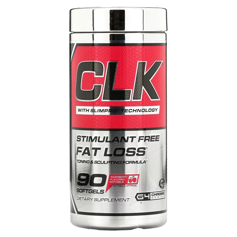 Cellucor, CLK, Stimulant Free Fat Loss, Raspberry Flavored, 90 Softgels