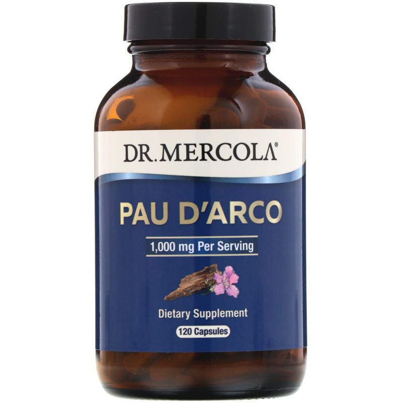 Dr. Mercola, Pau D'Arco, 1,000 mg, 120 Capsules