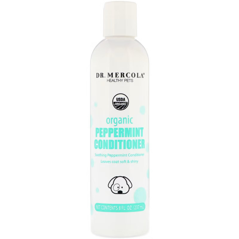 Dr. Mercola, Healthy Pets, Organic Peppermint Conditioner for Dogs, 8 fl oz (237 ml)