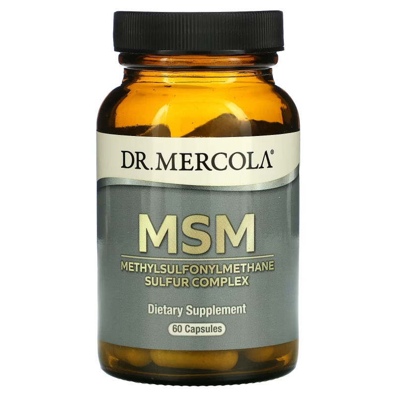 Dr. Mercola Премиум добавки комплекс МСМ с органической серой 60 капсул
