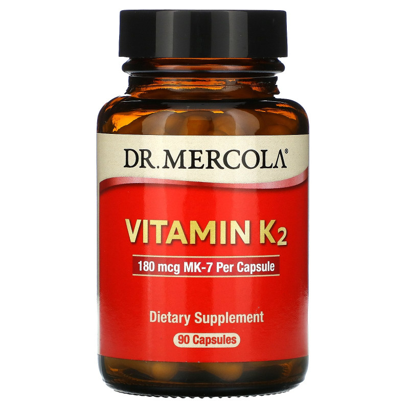 Dr. Mercola, Витамин K2, 90 Капсул