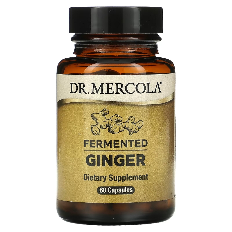 Dr. Mercola, Premium Supplements, Fermented Ginger, 60 Capsules