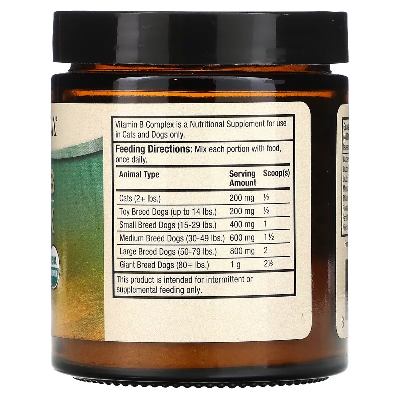 Dr. Mercola, Комплекс витаминов B, для кошек и собак, 0,84 унции (24 г)