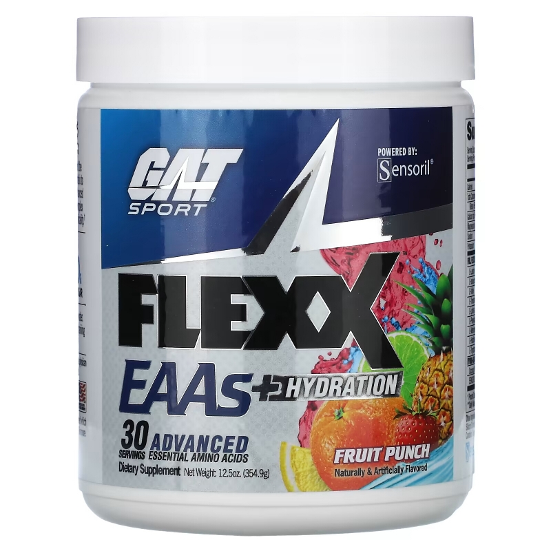 GAT, Flexx EAAs + Hydration, Fruit Punch, 12.2 oz (345 g)