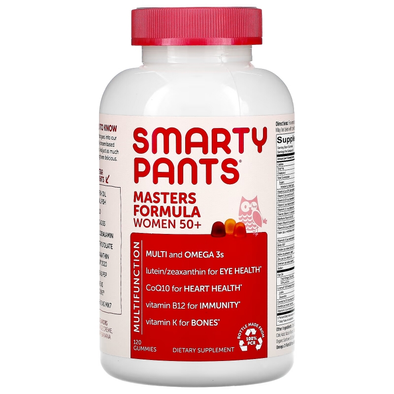 SmartyPants, Masters Complete, для женщин от 50 лет, больше, чем мультивитамин, 120 жевательных конфет