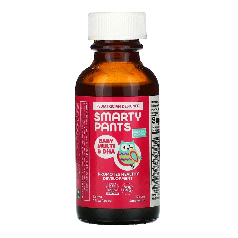 SmartyPants, Baby Multivitamin & DHA Drops, 1 fl oz (30 mL)