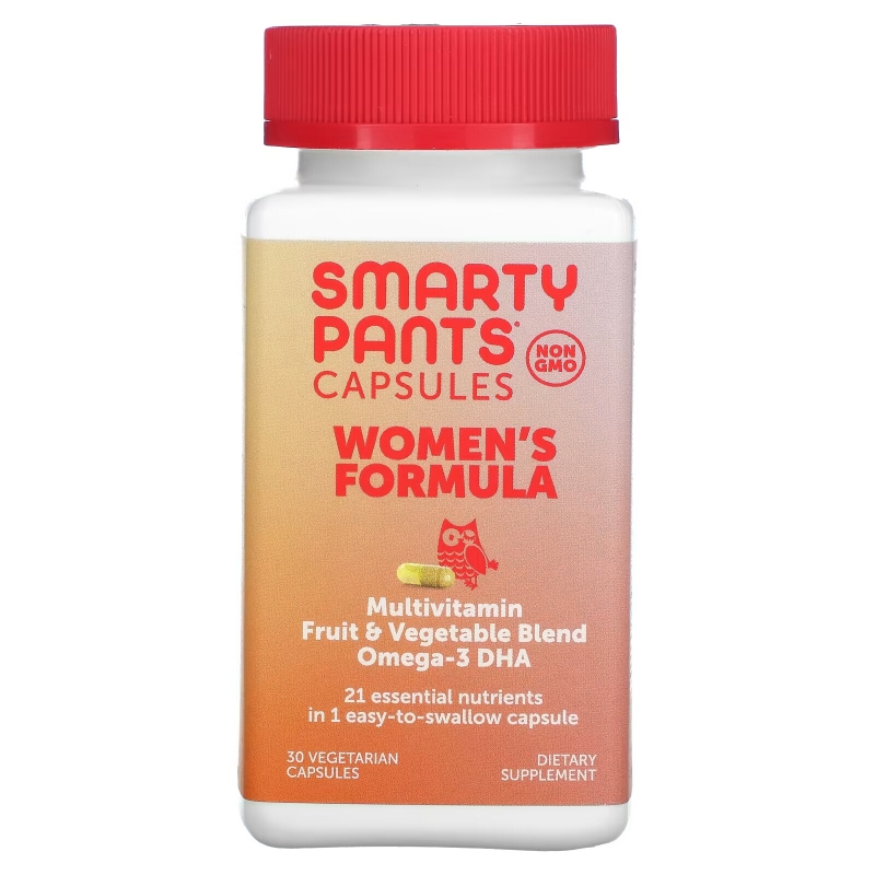 SmartyPants, Women's Formula Multivitamin, 30 Vegetarian Capsules