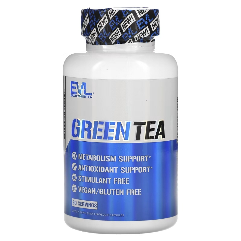 EVLution Nutrition, Green Tea, 60 Veggie Capsules