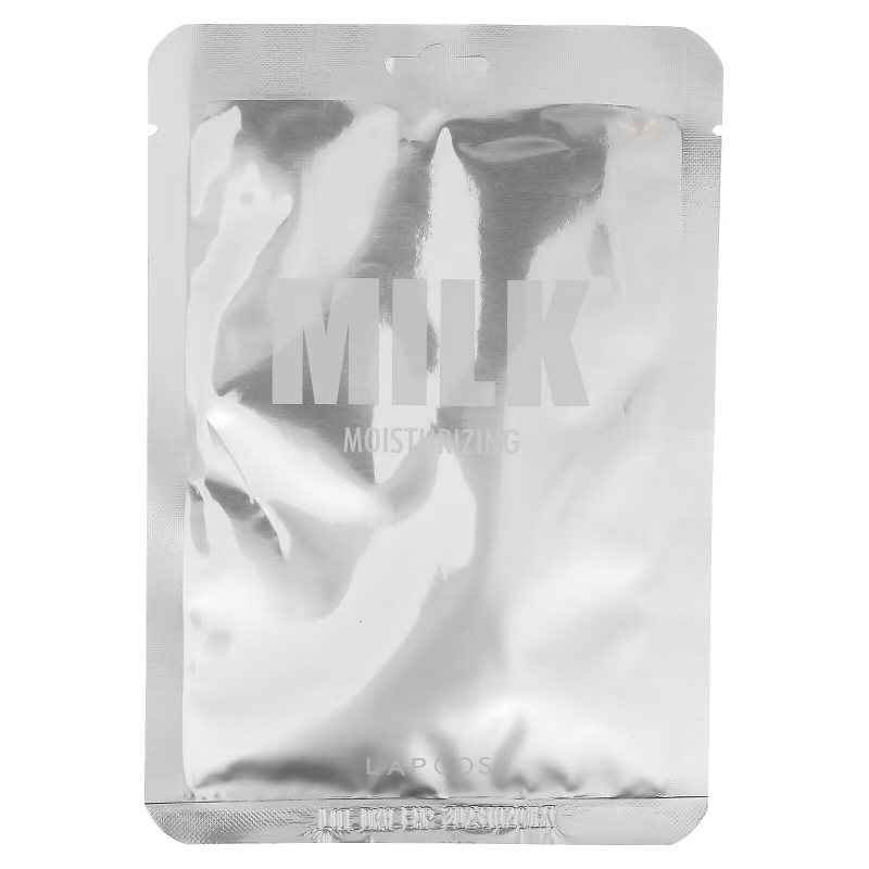Lapcos, Milk Sheet Mask, Moisturizing,  1 Sheet, 1.01 fl oz (30 ml)