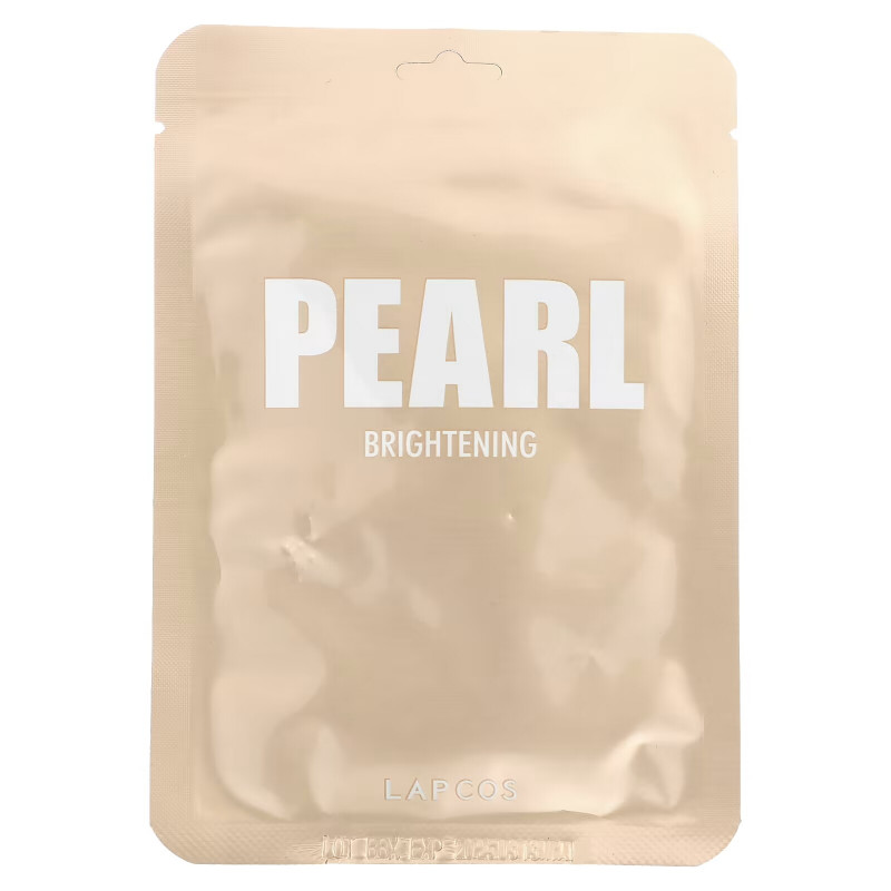 Lapcos, Pearl Sheet Mask, Brightening, 1 Sheet, 0.81 fl oz (24 ml)