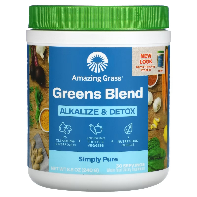 Amazing Grass Зеленый суперпродукт для ощелачивания и выведения токсинов 8.5 унций (240 г)