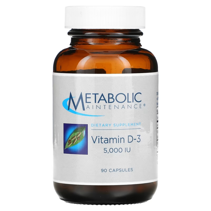 Metabolic Maintenance Витамин D-3 5000 МЕ 90 капсул