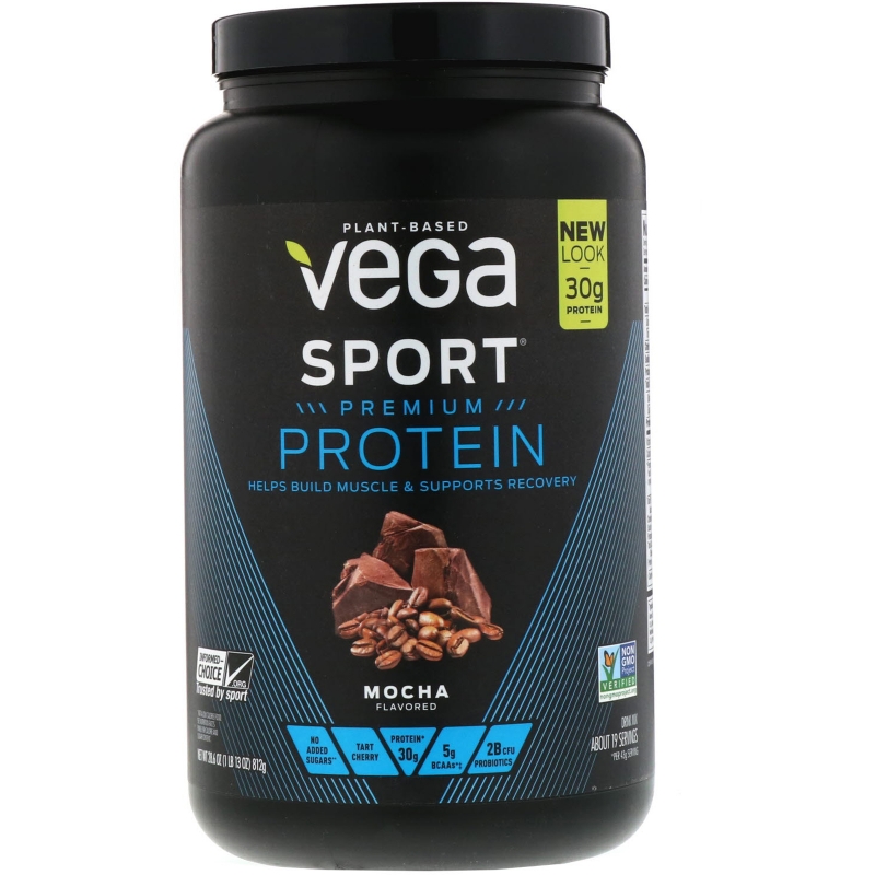 Vega, Sport Performance Protein, Mocha Flavor, 28.6 oz (812 g)