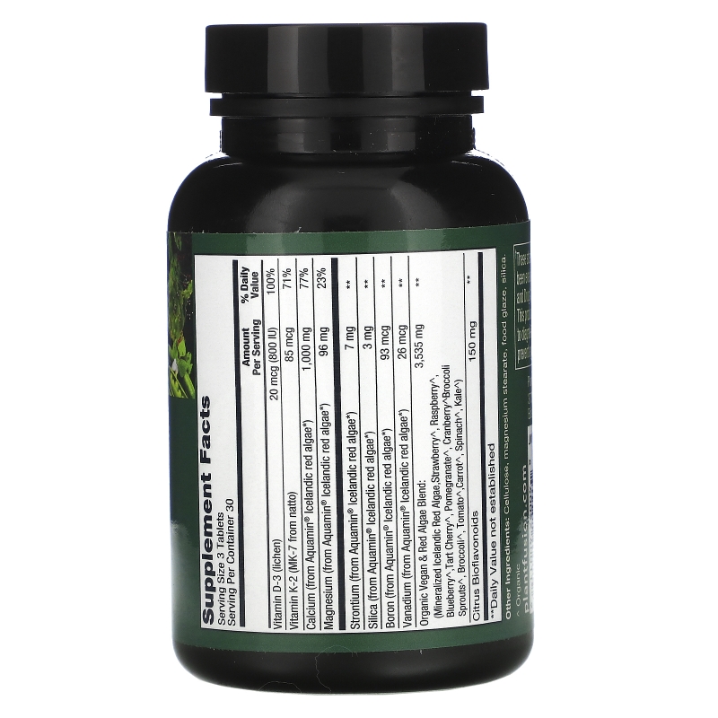 PlantFusion, Vegan Planet-Based Calcium, 1,000 mg, 90 Tablets